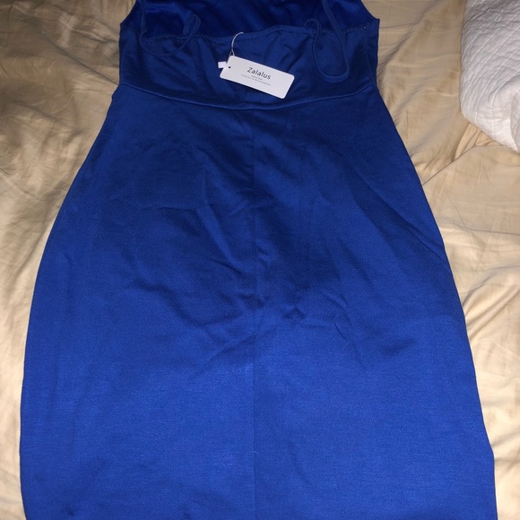 Blue cocktail dress - Picture 5 of 7